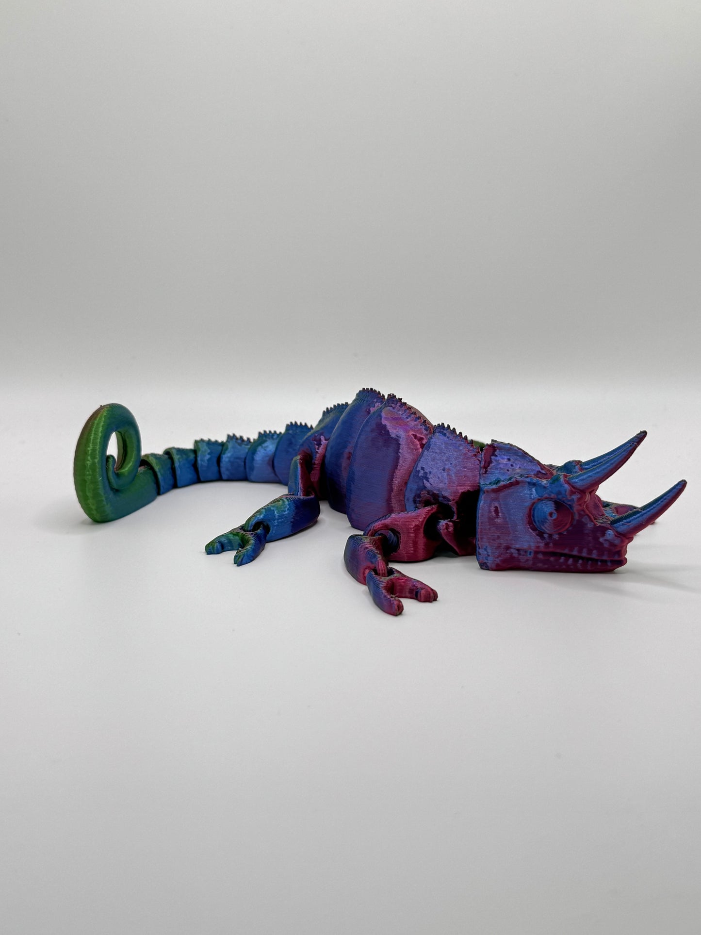 Flexible Articulating Horned Chameleon