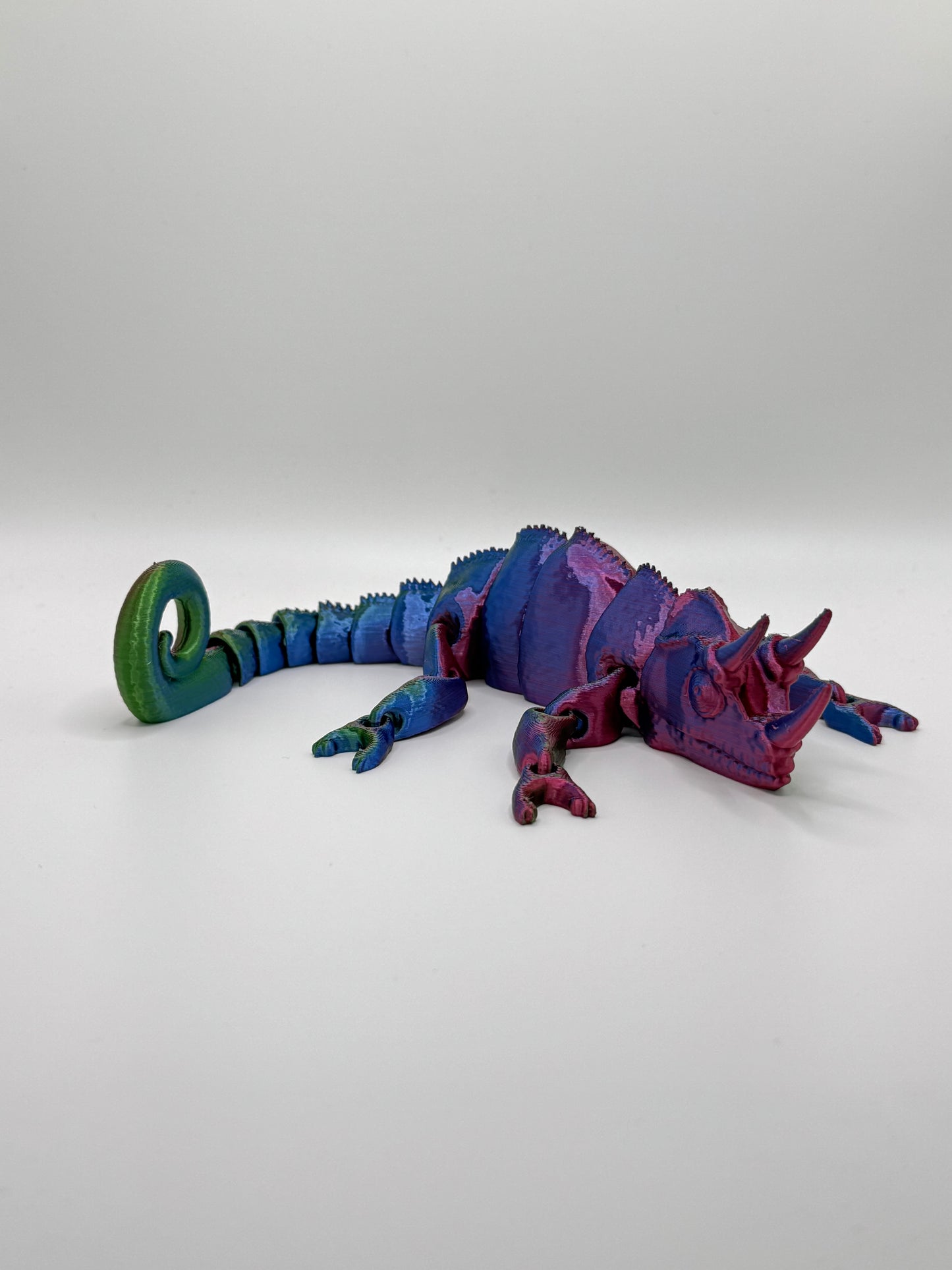 Flexible Articulating Horned Chameleon