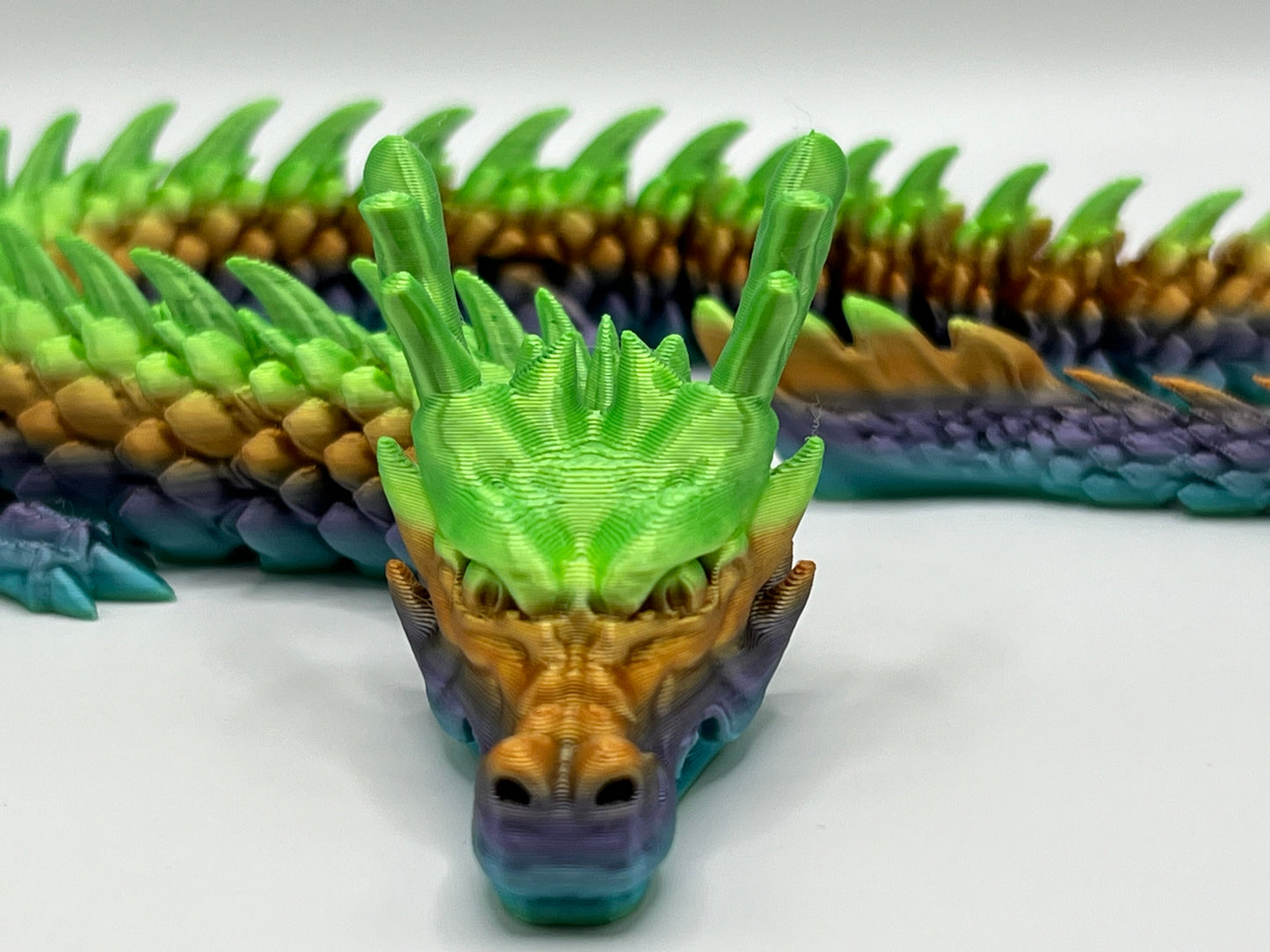 Flexible Articulating Horned Dragon