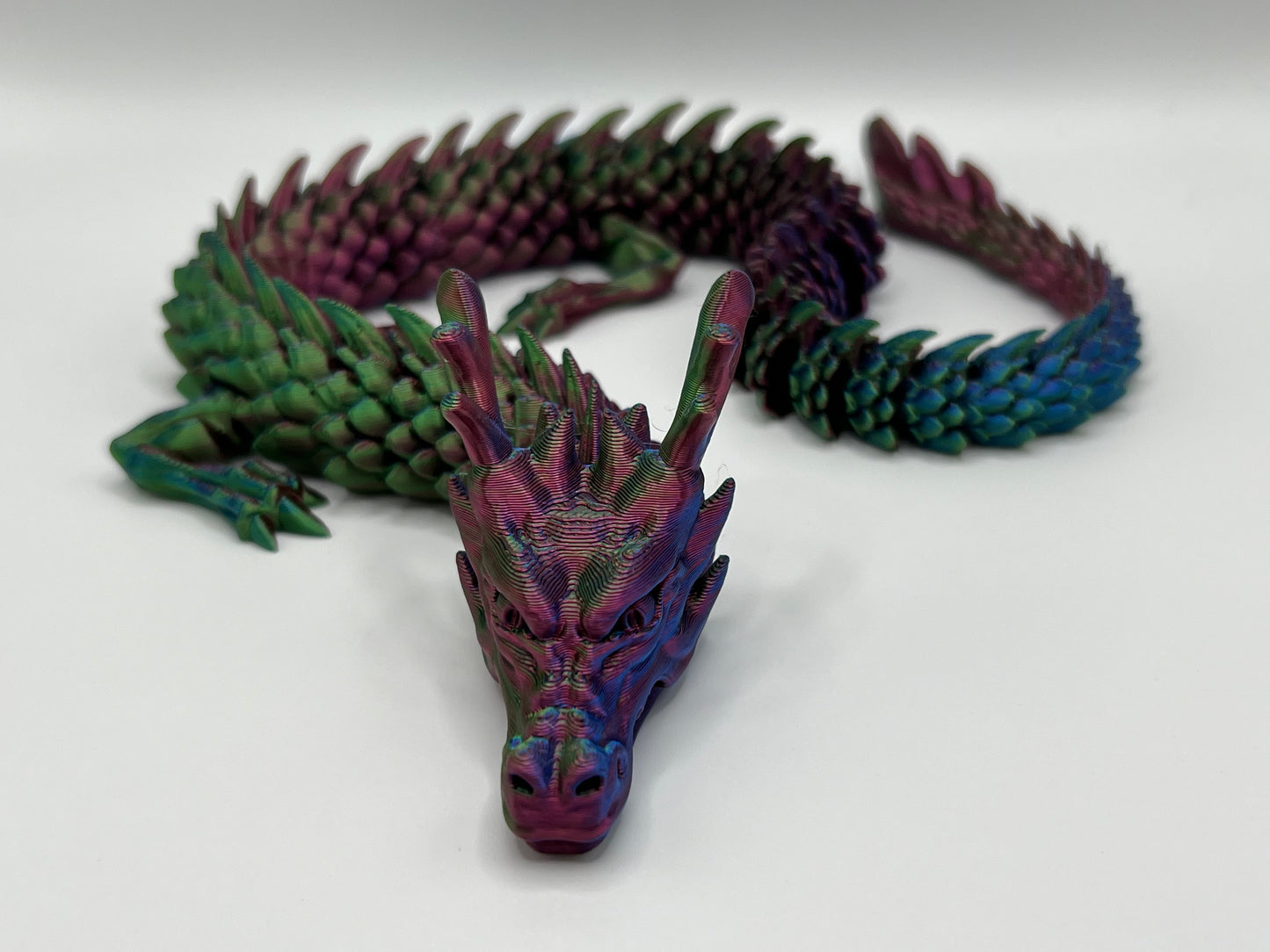 Flexible Articulating Horned Dragon