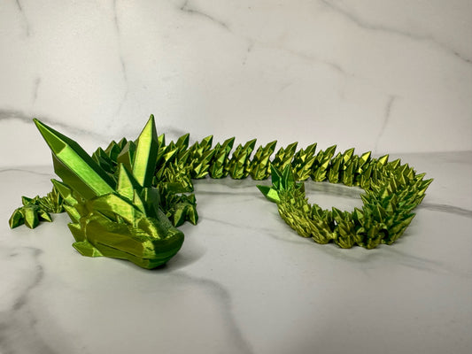 Flexible Articulating Crystal Dragon