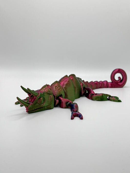 Flexible Articulating Horned Chameleon