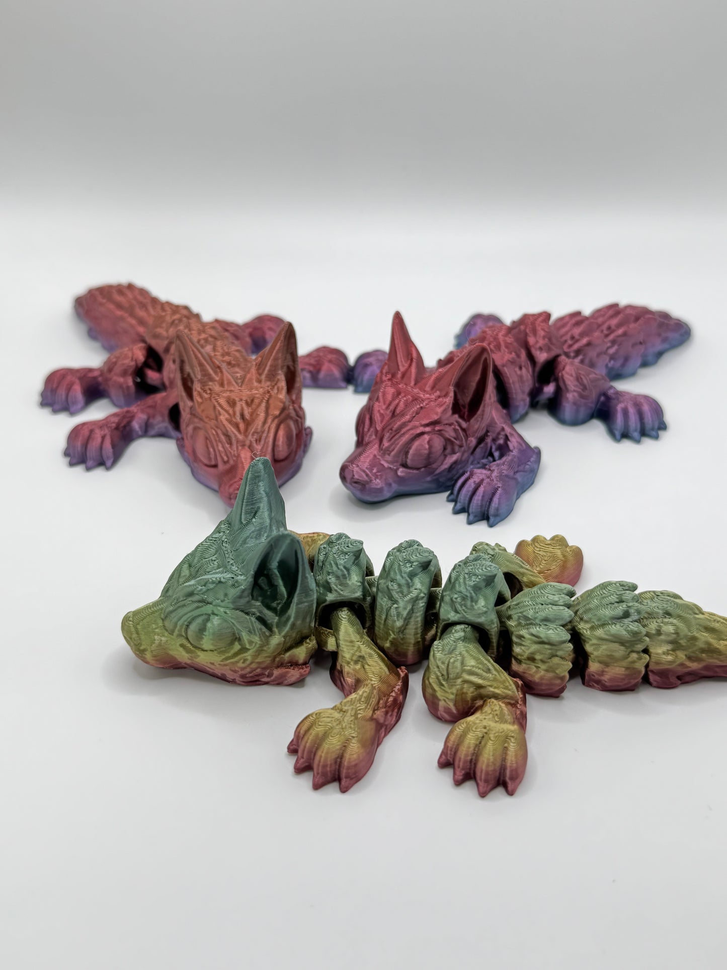 Flexible Articulating Cinder Wolf Pup