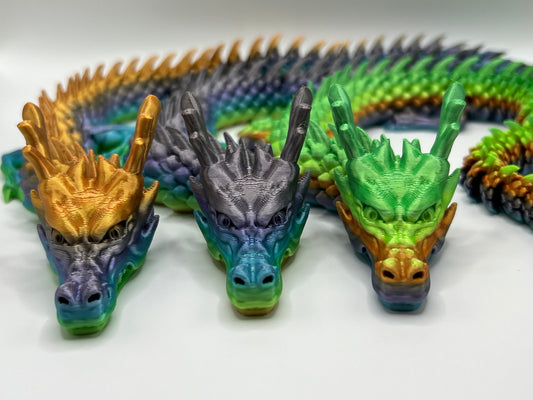 Flexible Articulating Horned Dragon
